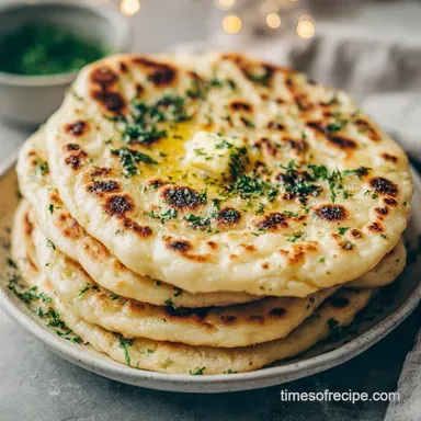 Soft Naan Bread Skillet Recipe in 25 Minutes