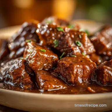 Beef Tips Recipe: Proper Slow-Cooker Beef Tips and Gravy