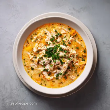 Crock Pot Chicken Tortilla Soup for 6 Servings