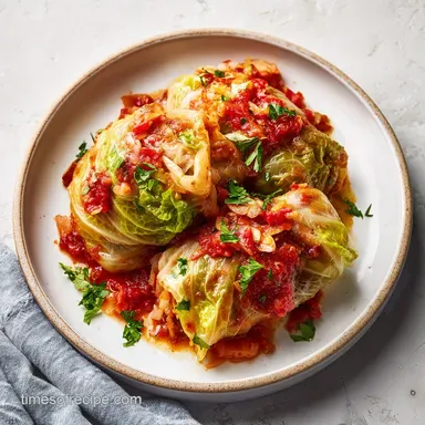Slow Cooker Unstuffed Cabbage Rolls for 8 Servings