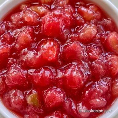 Glossy Rhubarb Jam in 40 Minutes
