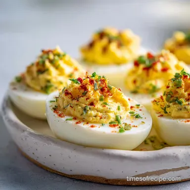 Deviled Egg Bites with Bacon in 27 Minutes Recipe Card