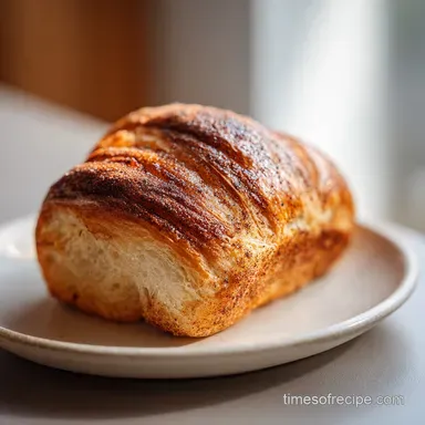 Sourdough Discard Cinnamon Bread Baked in 65 Minutes Recipe Card