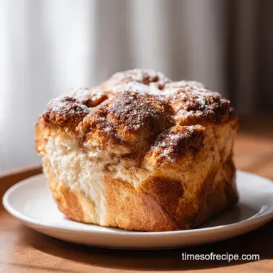 Sourdough Discard Cinnamon Bread Baked in 65 Minutes