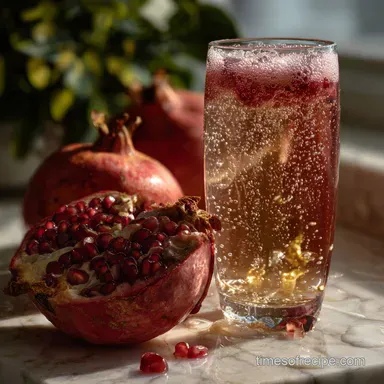 Delicious Cocktail to Elevate Your New Years Eve with Sparkling Bubbly Recipe Card