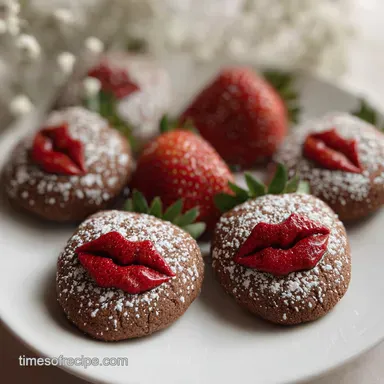 Strawberry Kiss Cookies Recipe with Cream Cheese