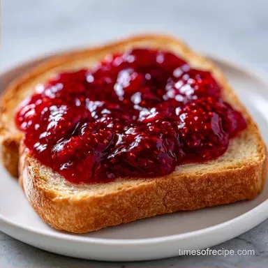 Strawberry Rhubarb Jam in 30 Minutes