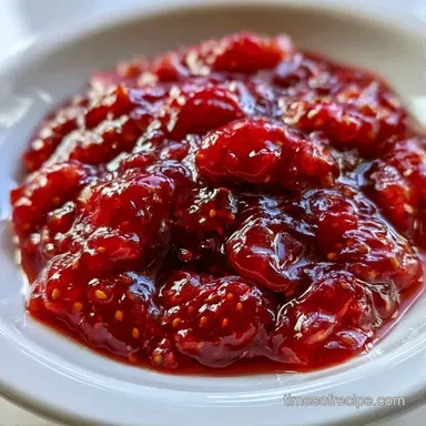 Easy Strawberry Rhubarb Jam Recipe Recipe Card