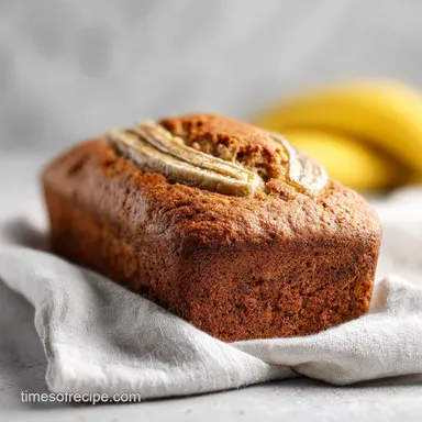 Sugar Free Banana Bread with Applesauce for 12 Recipe Card