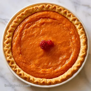 Sweet Potato Pie II for 8 Slices Recipe Card