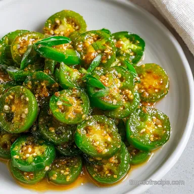 Texas Cowboy Candy with Candied Jalapenos in 35 Minutes Recipe Card