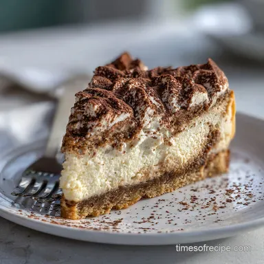 The Best Tiramisu Cheesecake Recipe: No-Bake
