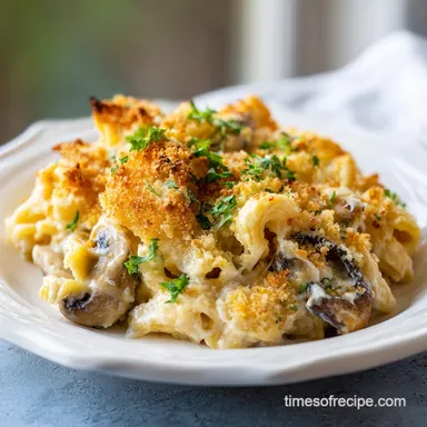 Turkey Tetrazzini with Egg Noodles Recipe