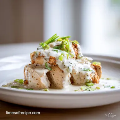 Turkish Chicken White Sauce for 4 Servings Recipe Card