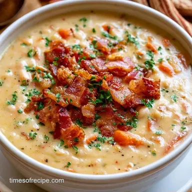 Tuscan White Bean Soup with Pancetta Recipe Card