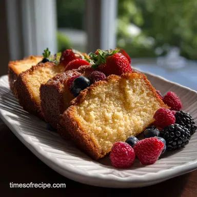 Vanilla Pound Cake Recipe Ready in 1 Hour 25 Minutes Recipe Card
