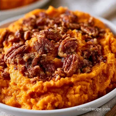 Creamy Vegan Sweet Potato Casserole