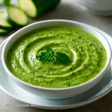 Vegan Zucchini Soup in 35 Minutes