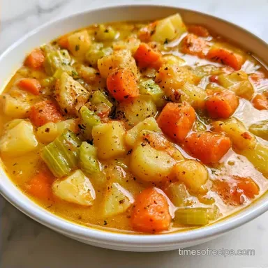 Vegetable Soup with Potatoes with Carrots