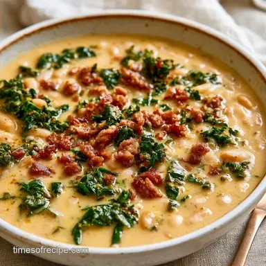 White Bean Soup with Sausage and Kale