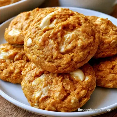 Pumpkin Oatmeal Cookies in 35 Minutes