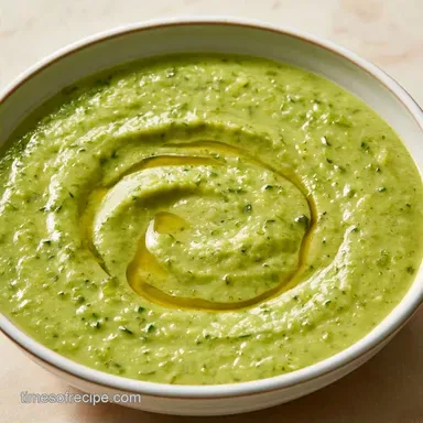 Zucchini and Leek Soup for 2 Servings