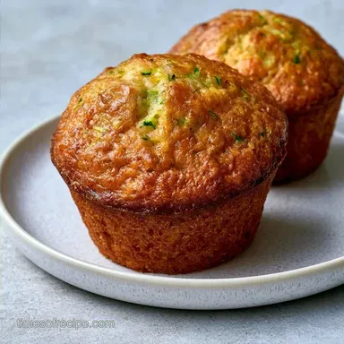 Zucchini Banana Muffins in 32 Minutes
