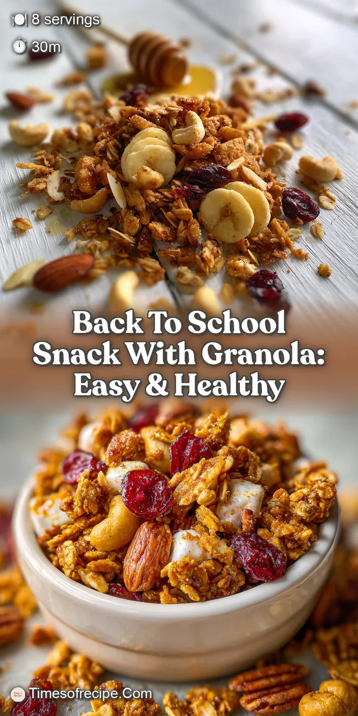 Close-up of a chewy granola cluster revealing textures of toasted oats and sticky honey, with a warm, inviting tone.