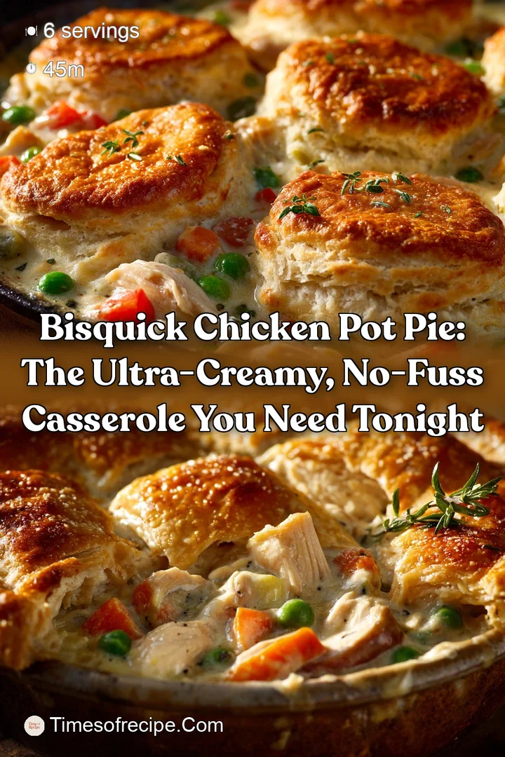 Bisquick Chicken Pot Pie: The Ultra-Creamy No-Fuss Casserole You Need Tonight