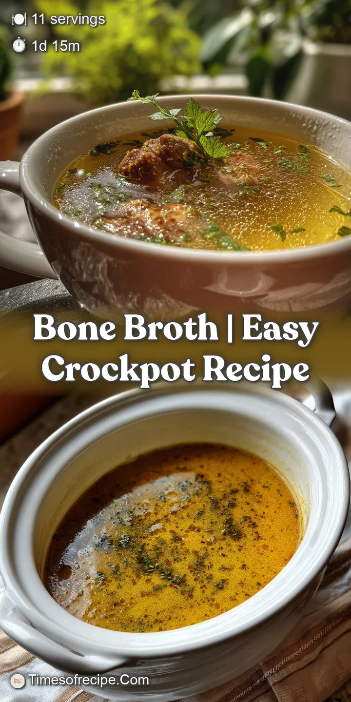 Close-up of shimmering bone broth with visible collagen and fat droplets. A wholesome, flavorful, and deeply nourishing el...
