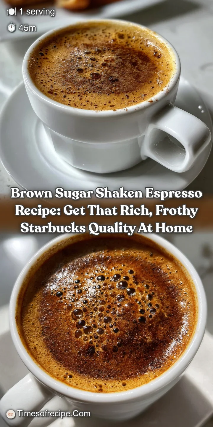 Brown Sugar Shaken Espresso Recipe: Get That Rich Frothy Starbucks Quality At Home