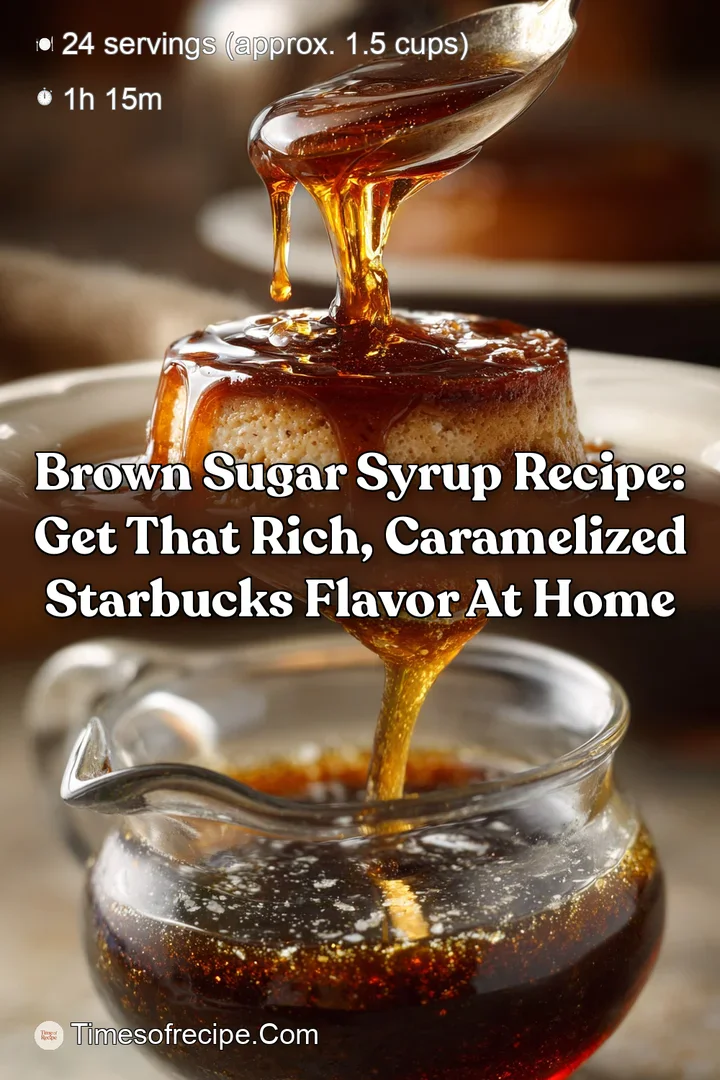 Brown Sugar Syrup Recipe: Get That Rich Caramelized Starbucks Flavor at Home
