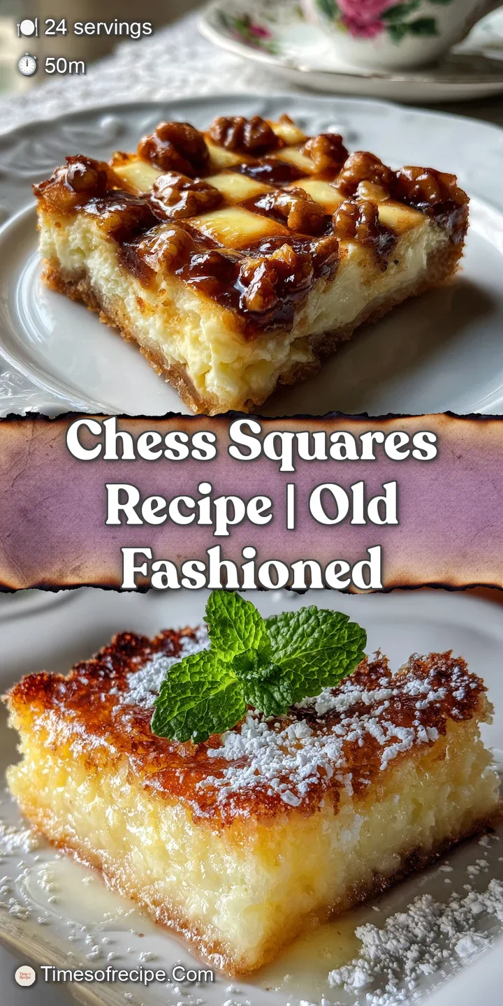 Close-up of a chess square. Rich, buttery crust glistens, hinting at a soft, gooey center. Inviting and delicious-looking ...