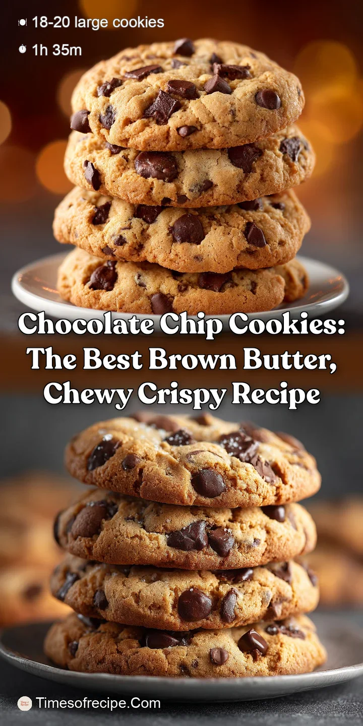 Chocolate Chip Cookies: The Best Brown Butter Chewy Crispy Recipe