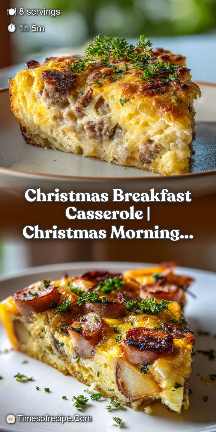 Close-up of bubbling melted cheddar cheese and savory sausage bits with a soft, fluffy egg texture underneath.