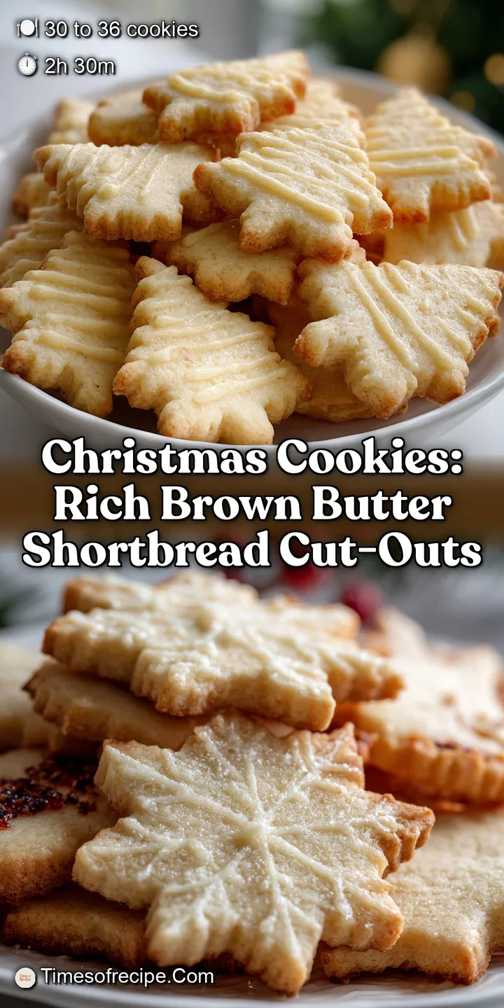Christmas Cookies: Rich Brown Butter Shortbread Cut-Outs