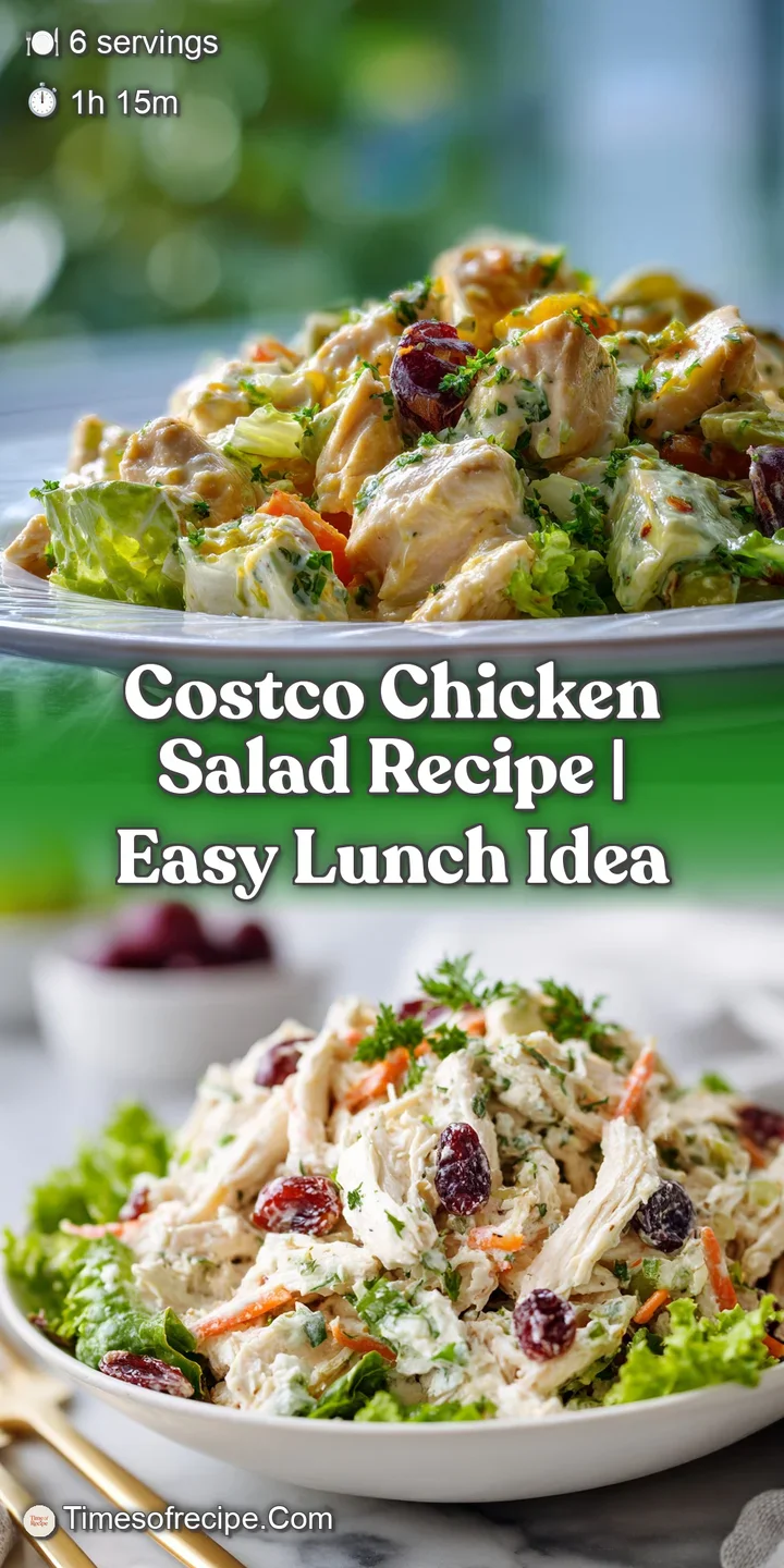 Chicken salad piled high on a flaky croissant, inviting and ready to eat with vibrant colors and contrasting textures.