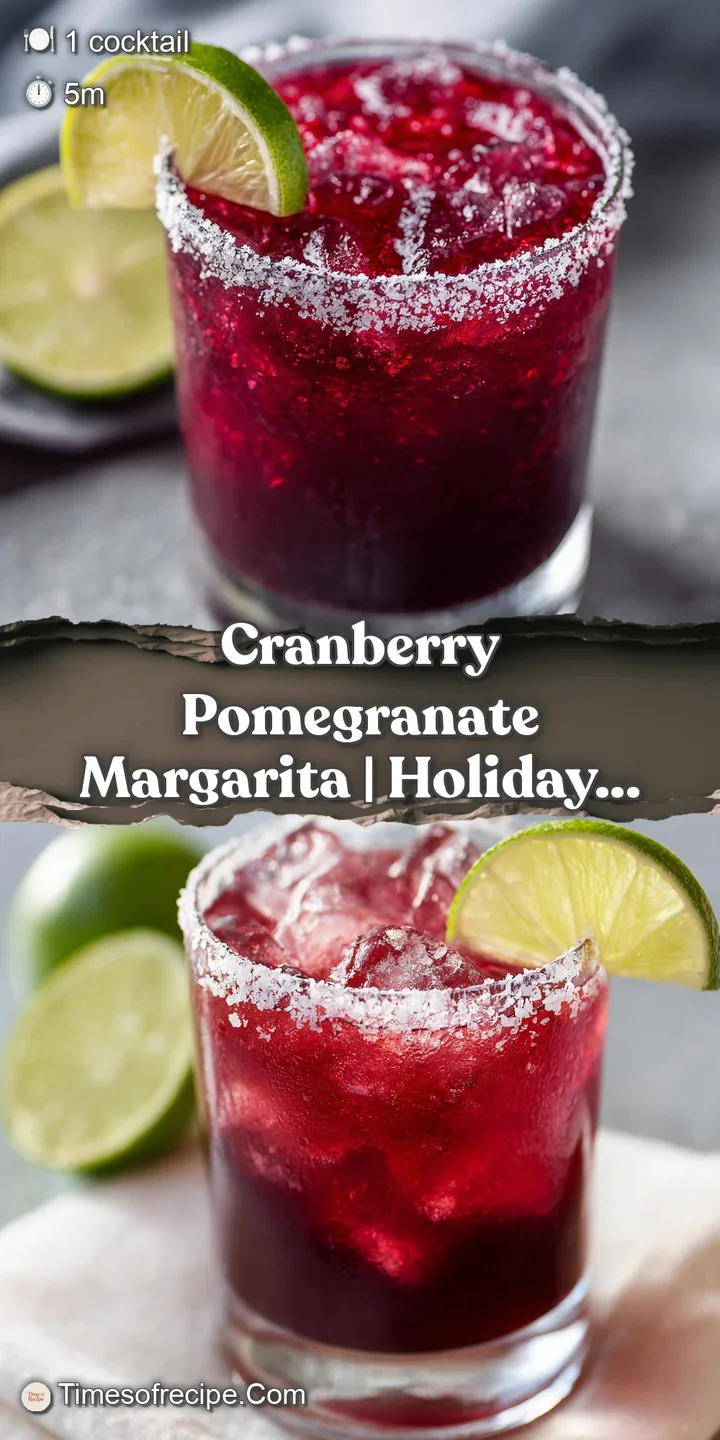 Close-up of a frosty red drink with sparkling bubbles, frosted glass, and tart cranberries on the surface.
