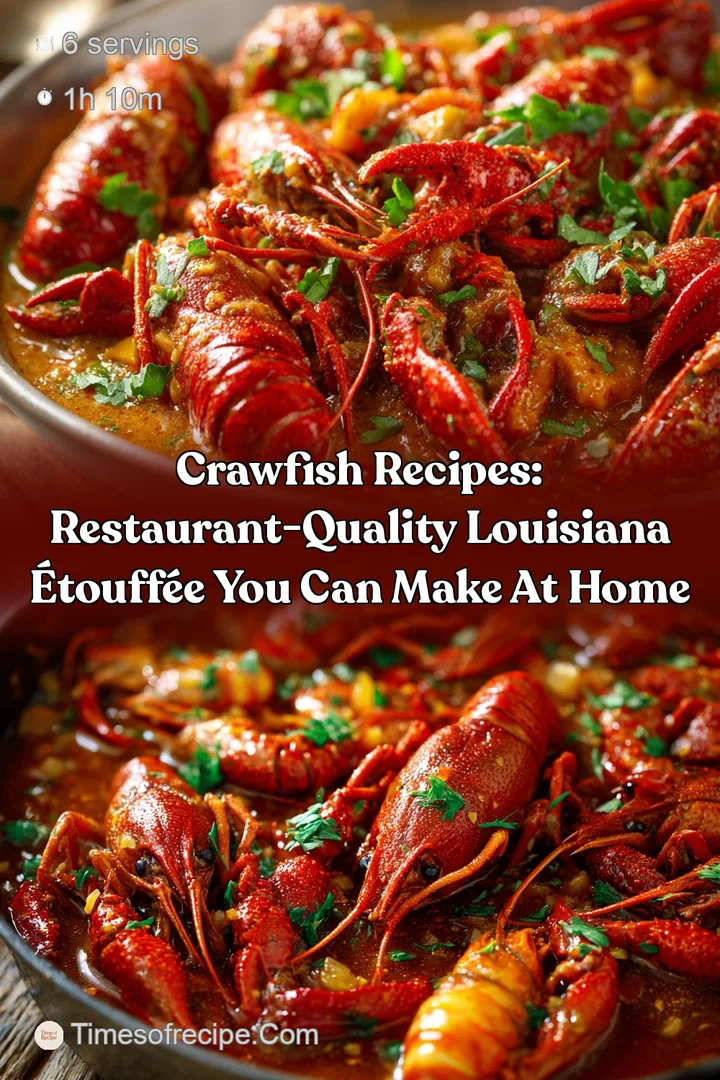 Crawfish Recipes: Restaurant-Quality Louisiana &Eacute;touff&eacute;e You Can Make at Home