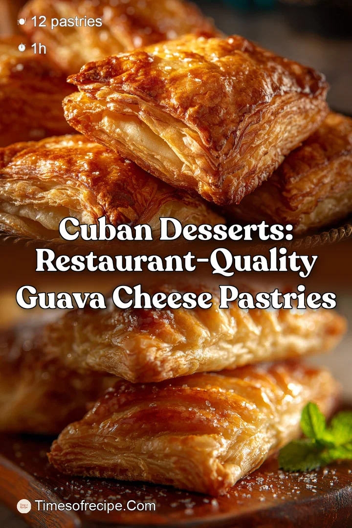 Cuban Desserts: Restaurant-Quality Guava Cheese Pastries