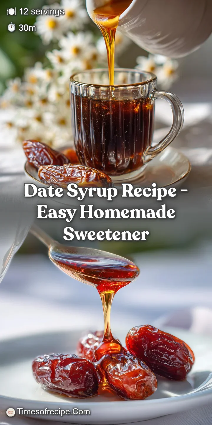 Close-up of glistening date syrup, its deep color hinting at caramel and molasses. Smooth and luscious, dripping slowly.