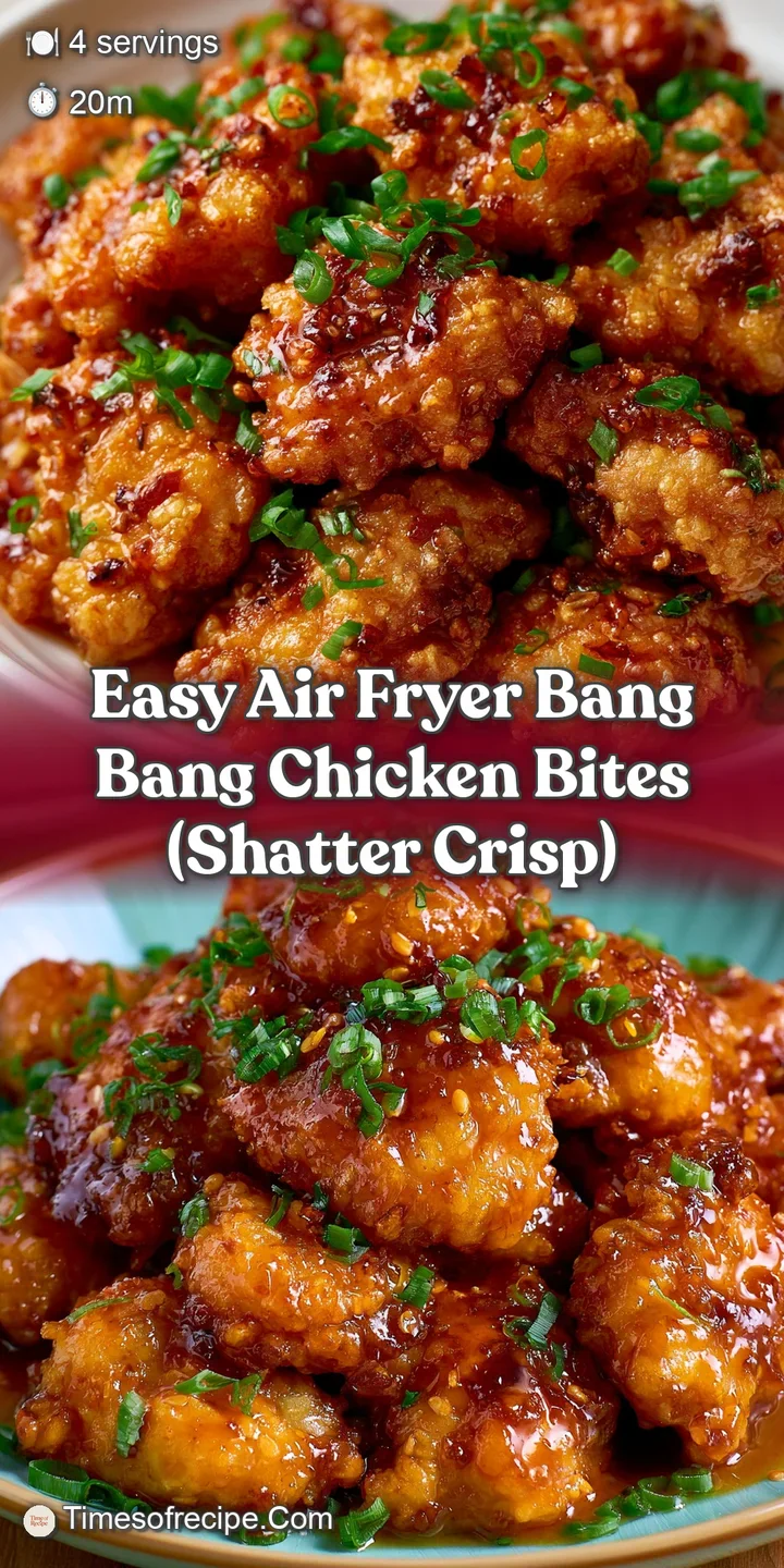 Extreme close-up of a crispy chicken bite coated in glossy, creamy orange sauce with a sprinkle of toasted sesame.