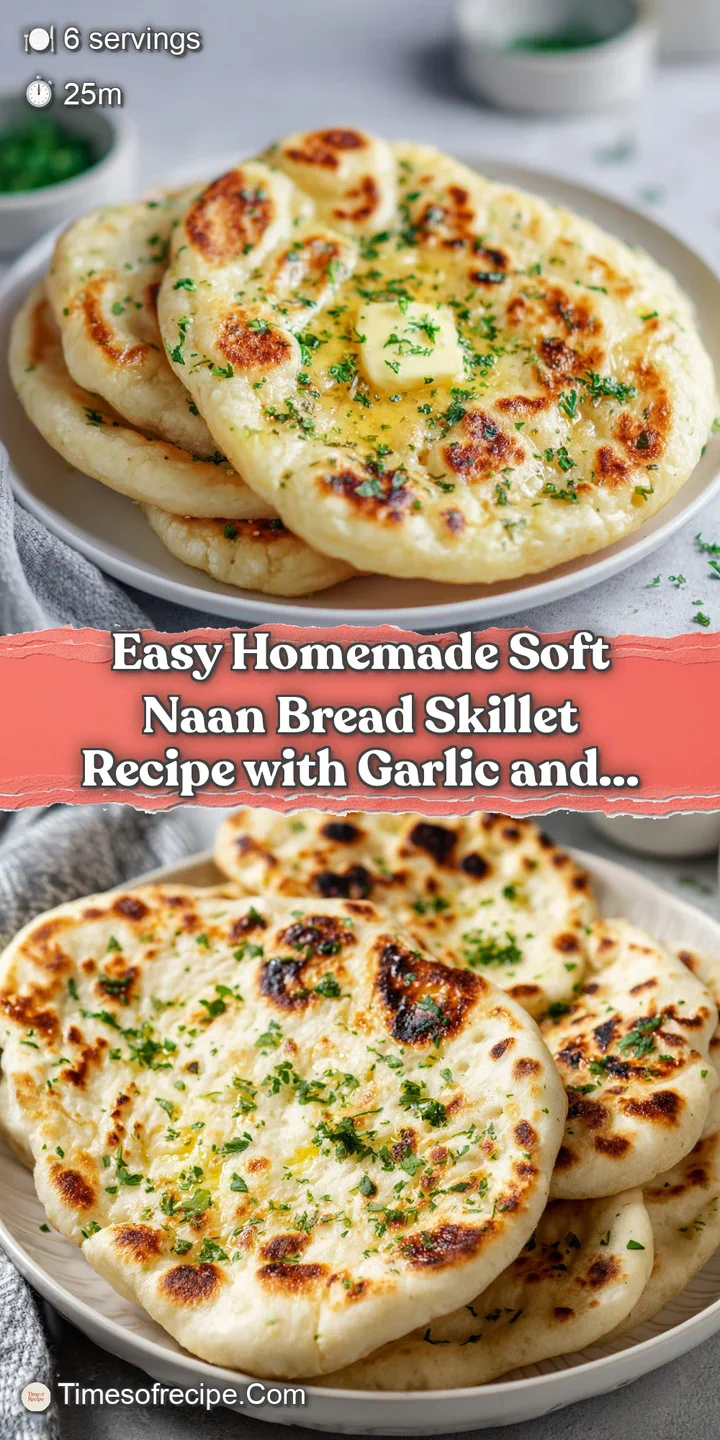 Close-up of naan bread, highlighting soft, airy pockets and lightly browned surface, fresh from the skillet.