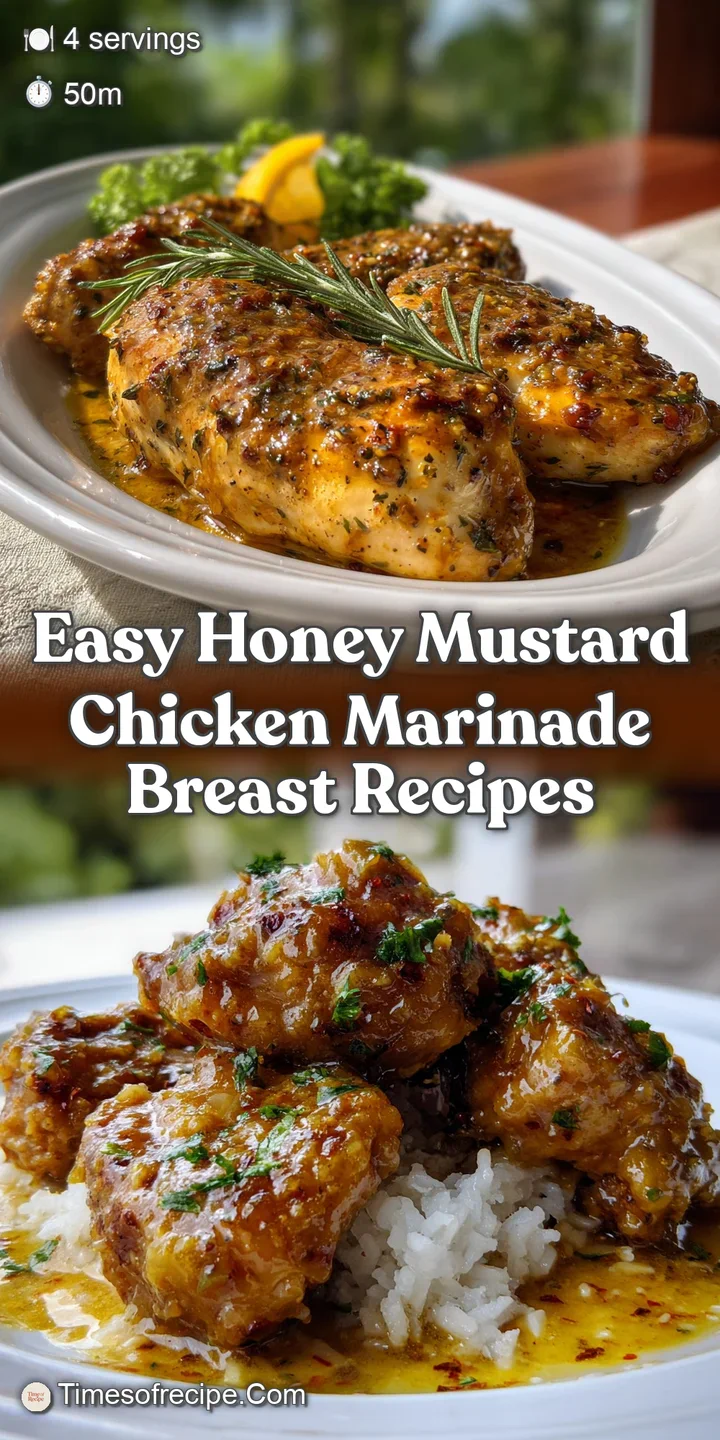 Easy Honey Mustard Chicken Marinade Breast Recipes