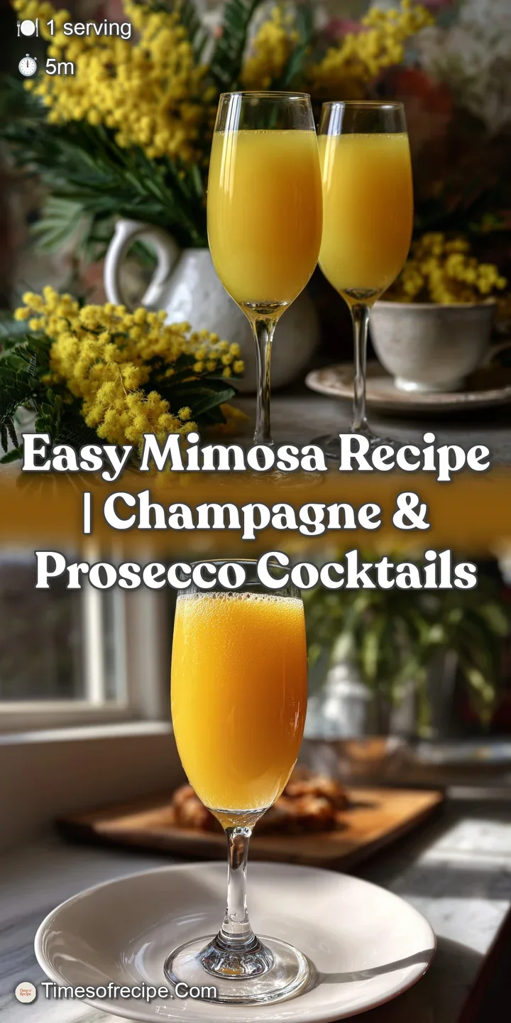 Easy Mimosa Recipe | Champagne & Prosecco Cocktails