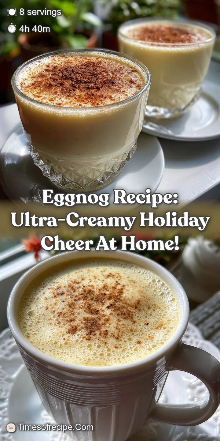 Eggnog Recipe: Ultra-Creamy Holiday Cheer at Home!