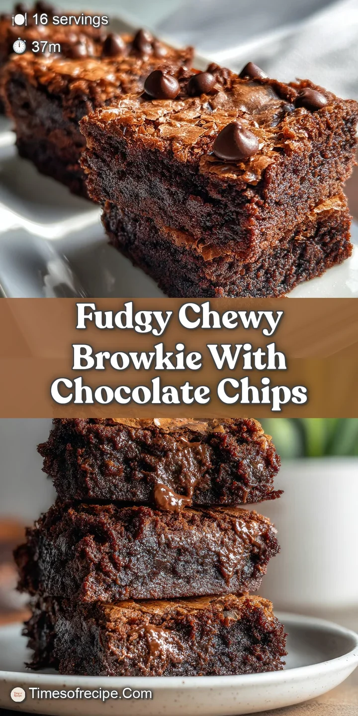 Close-up of a browkie: visible chewy texture, glistening melted chocolate, and rich dark color; a tempting dessert.
