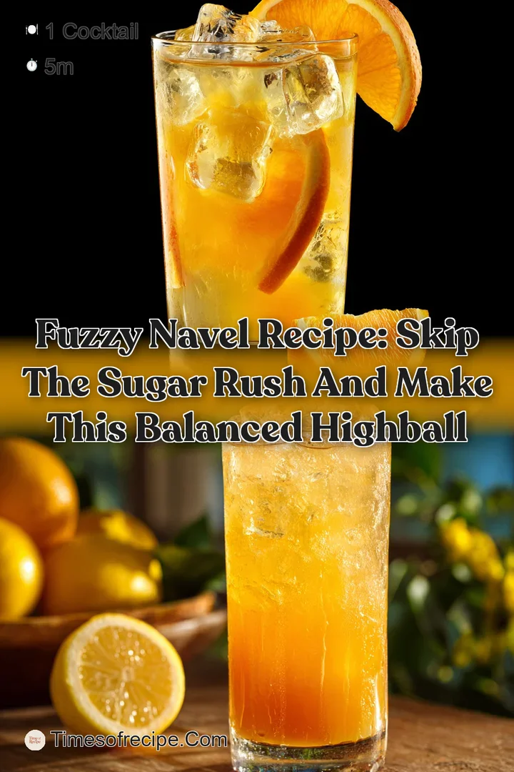 Fuzzy Navel Recipe: Skip the Sugar Rush and Make This Balanced Highball