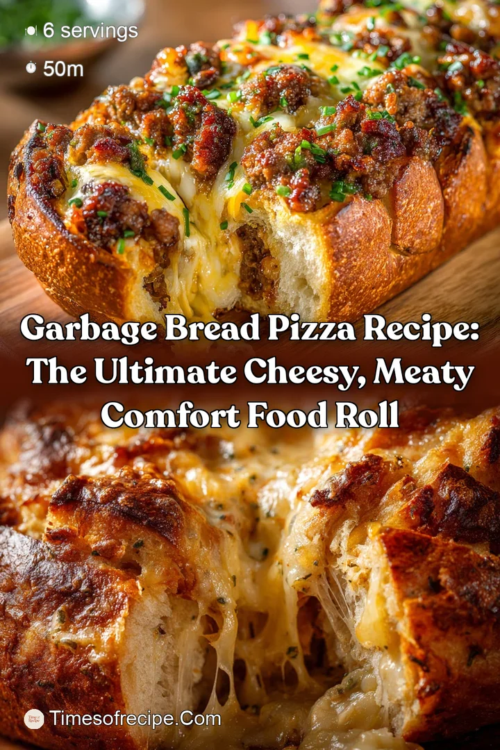 Garbage Bread Pizza Recipe: The Ultimate Cheesy Meaty Comfort Food Roll