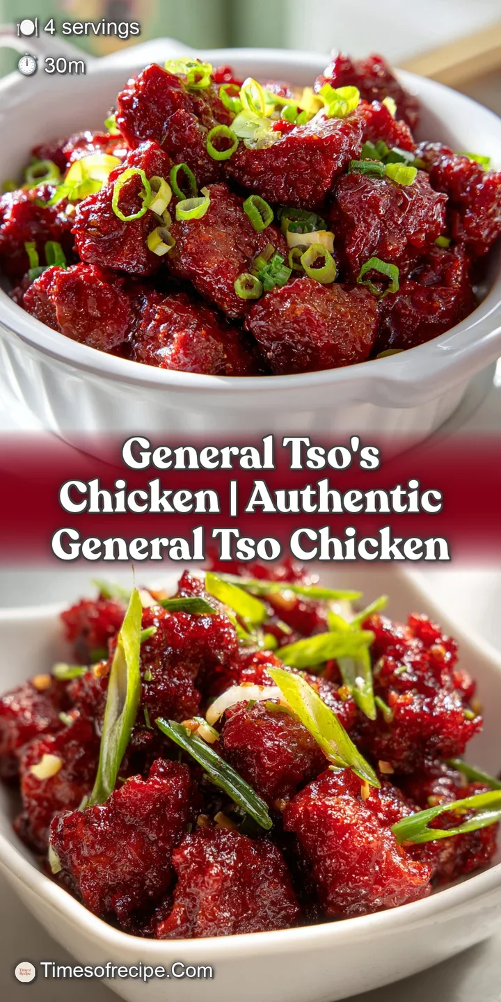 Close-up of a crispy, sauce-coated chicken piece showing a sticky glaze and a sprinkle of fresh sliced green onions.